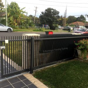 Aluminium Fencing Sydney 3D sliding gate