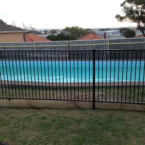 Aluminium Fencing Sydney aluminium flat top tubular pool fencing