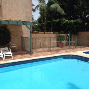 Aluminium Fencing Sydney tubular flat top pool fence