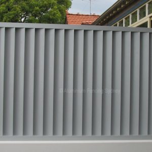 Aluminium Fencing Sydney vertical louvres
