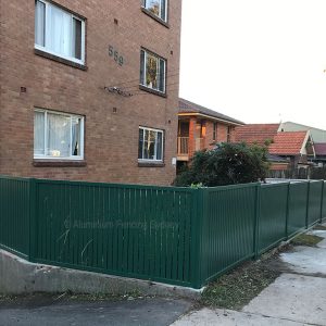 Aluminium Fencing Sydney vertical slat panel fence