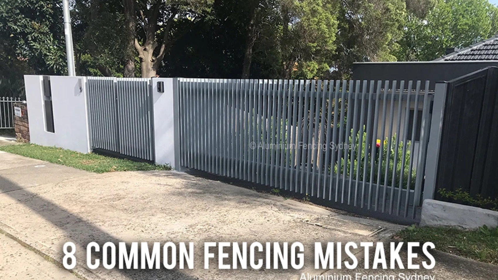 AFS Common Fencing Mistakes