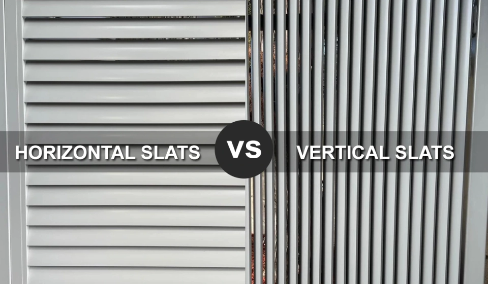 AFS Horizontal vs Vertical Slats